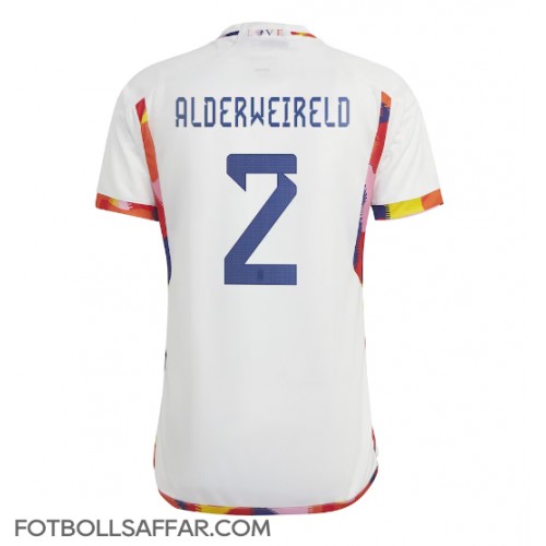 Belgien Toby Alderweireld #2 Bortatröja VM 2022 Kortärmad